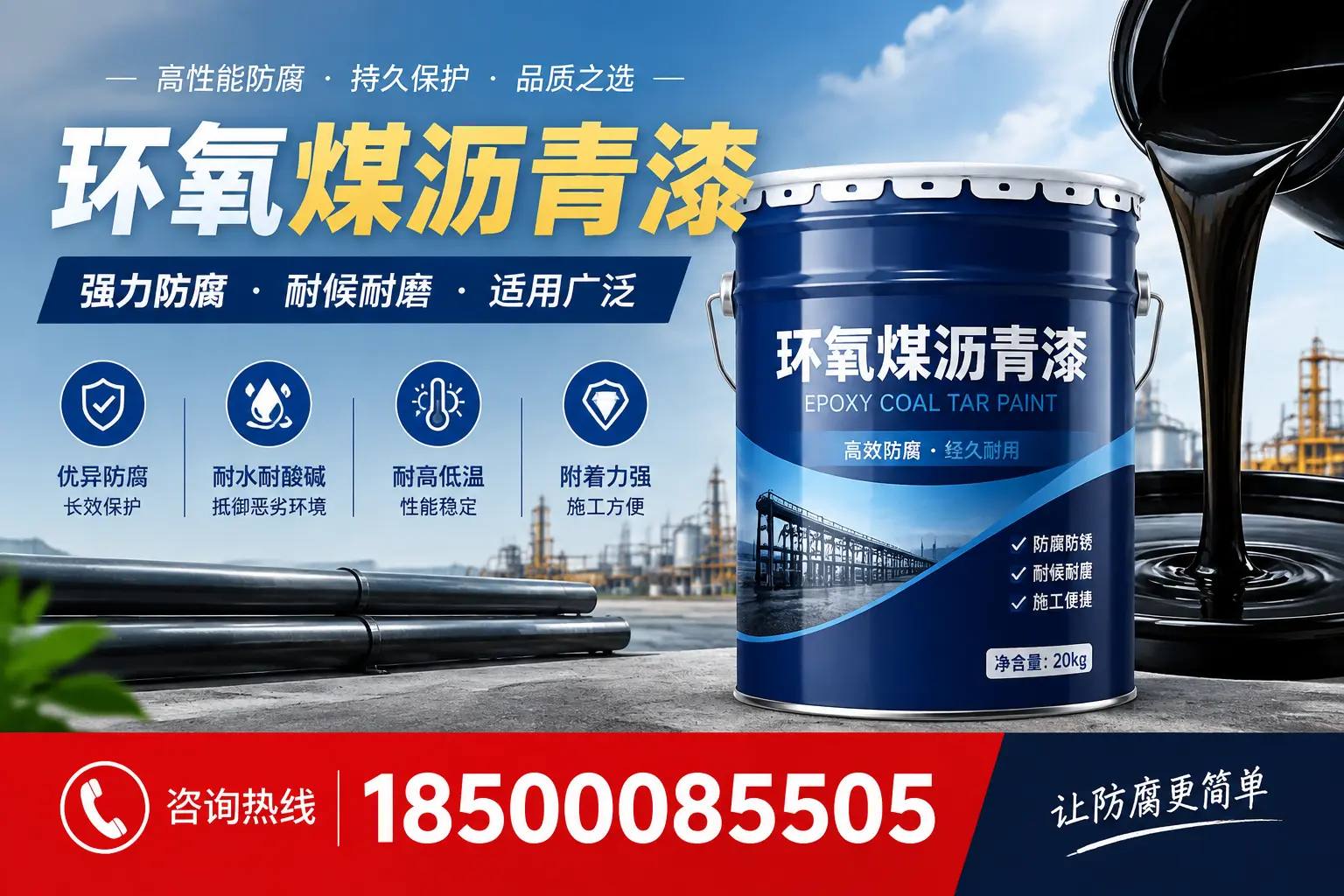 环氧煤沥青漆在不同气候条件下的表现分析，长葛适用性